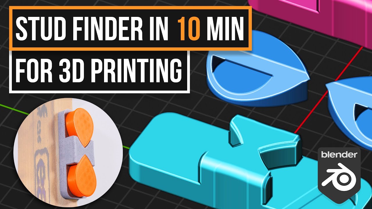 You Can Design & 3D Print A Stud Finder !? | Blender 3.0 Product Design  Challenge Ep. 5 - YouTube