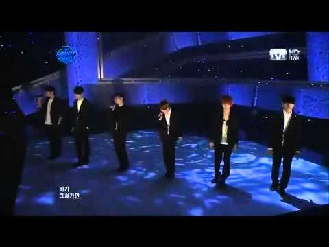 비스트-비가오는날엔 무대영상