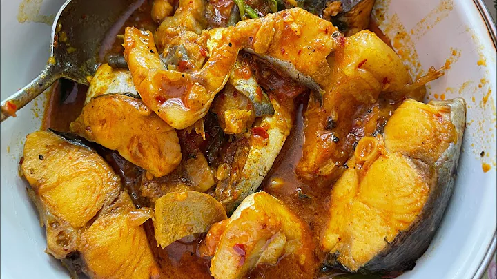Cooking Karen food ( fish curry) Asia food