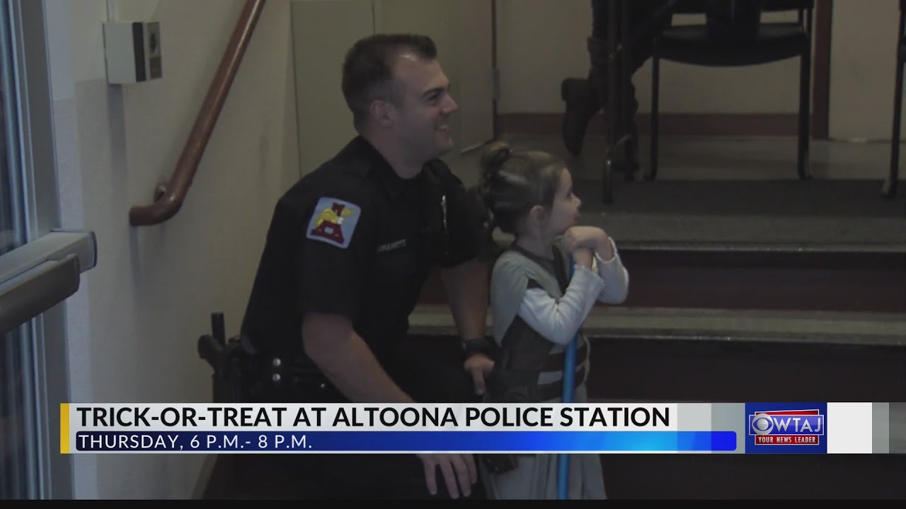 Trickortreat at Altoona Police Station YouTube