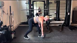Single Arm DB Pendlay Row