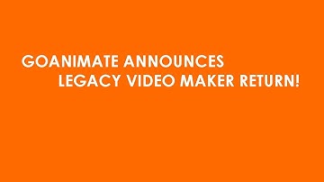 GOANIMATE ANNOUNCES LEGACY VIDEO MAKER RETURN