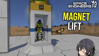 Magnetic High Speed Personnel Elevator Lift, Space Engineers 2
