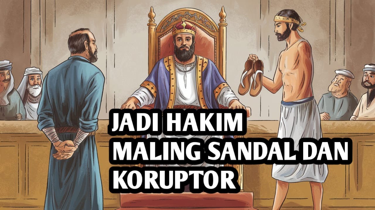 ABU NAWAS JADI HAKIM PERKARA MALING SANDAL DAN KORUPTOR