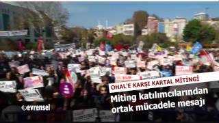 Kartal Mitinginden Ortak Mücadele Mesajı