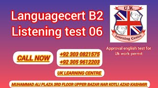 "LanguageCert B2 Listening Test 6: Full Listening Exam with Answer Breakdown"