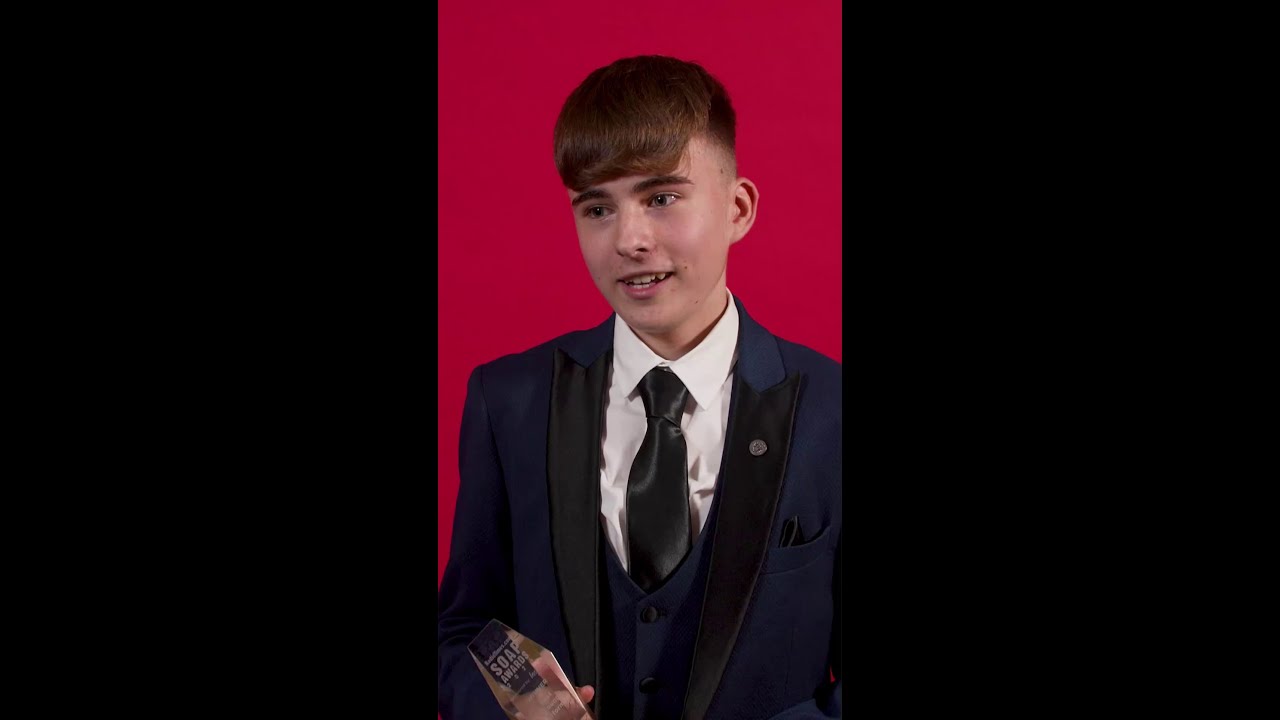 Corrie's Charlie Wrenshall reacts to "surreal" win at RadioTimes.com Soap Awards