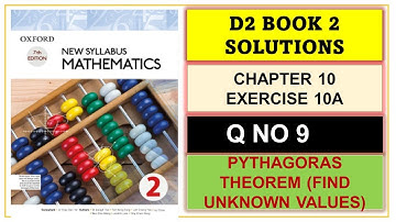 Exercise 10A  Q9 New Syllabus Mathematics 7th Edition Book 2| D2 Chap 10 Ex 10A QNO 9