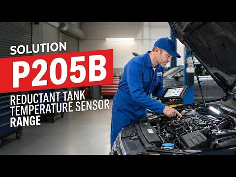 HOW TO FIX P205B OBD II ERROR CODE - Reductant Tank Temperature Sensor Range