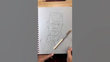 Quick sketching Gus - SinArty #breakingbad using Dynamic Grid