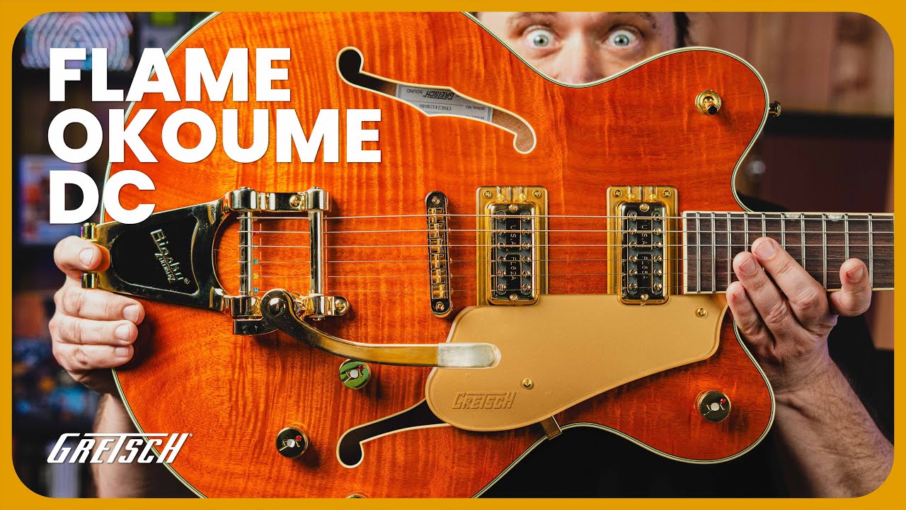 Gretsch Electromatic LTD Flame Okoume Broadkaster Double-Cut with