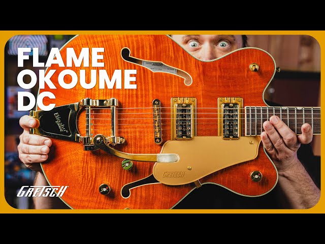 Gretsch Electromatic LTD Flame Okoume Broadkaster Double-Cut with