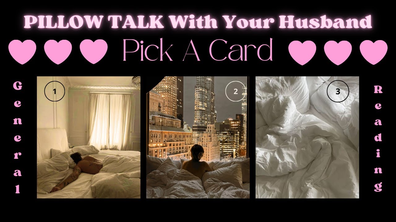 ☁️ Pillow Talk 🩵💫 With Your Future Husband 💍 ☁️ | PICK A CARD
