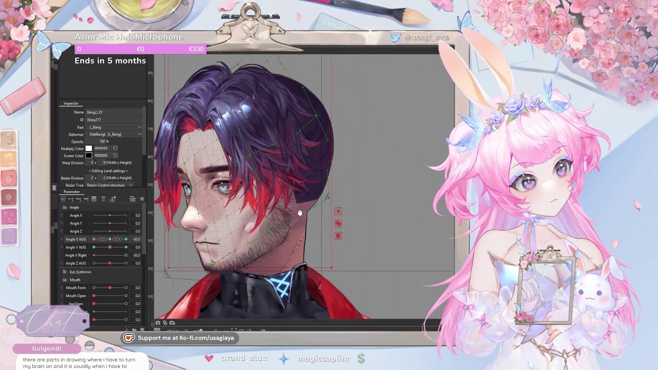 MALE SEMIREALISTIC VTUBER MODEL RIGGING