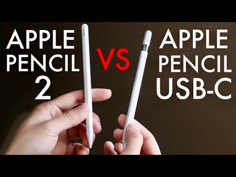Apple Pencil (USB-C) Vs Apple Pencil 2! (Comparison) (Review