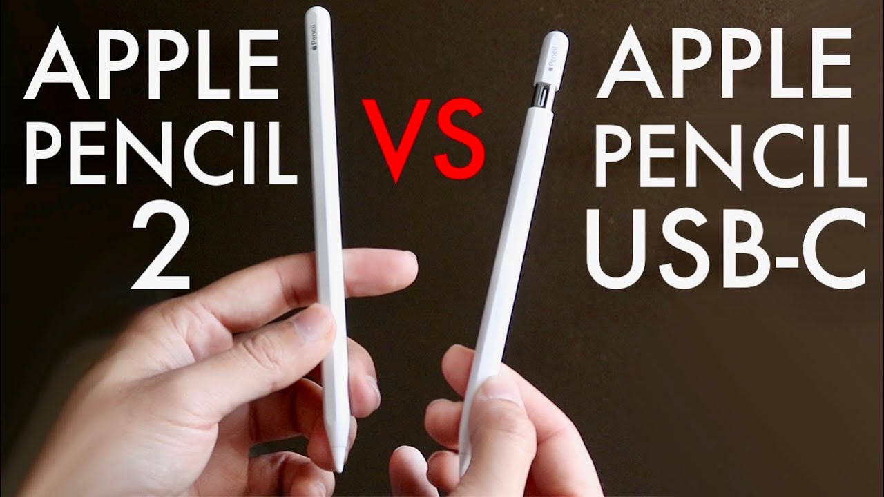 Apple Pencil (USB-C) Vs Apple Pencil 2! (Comparison) (Review) 