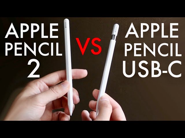 Apple Pencil (USB-C) Vs Apple Pencil 2! (Comparison) (Review