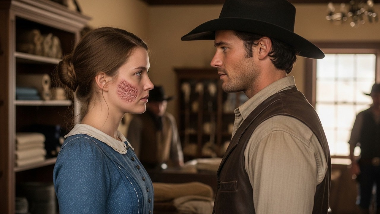 Her Face Was Scarred From A Jealous Woman's Rage, The Cowboy Saw Only Her Beautiful Eyes