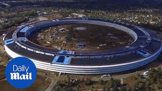 Take A Tour Around The Developing Apple Hq In Cupertino - Daily Mail