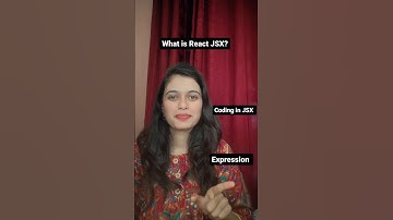 What is React JSX? In one min check this.#reactjsx #reactjs #shortsvideo  #react #programing #code