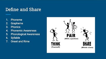 Workshop 2 - Foundations of Reading Test (FoRT) - Phonological Awareness and Phonics