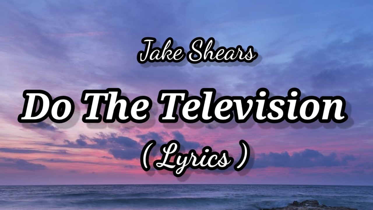 Jake Shears Do The Television ( Lyrics ) YouTube