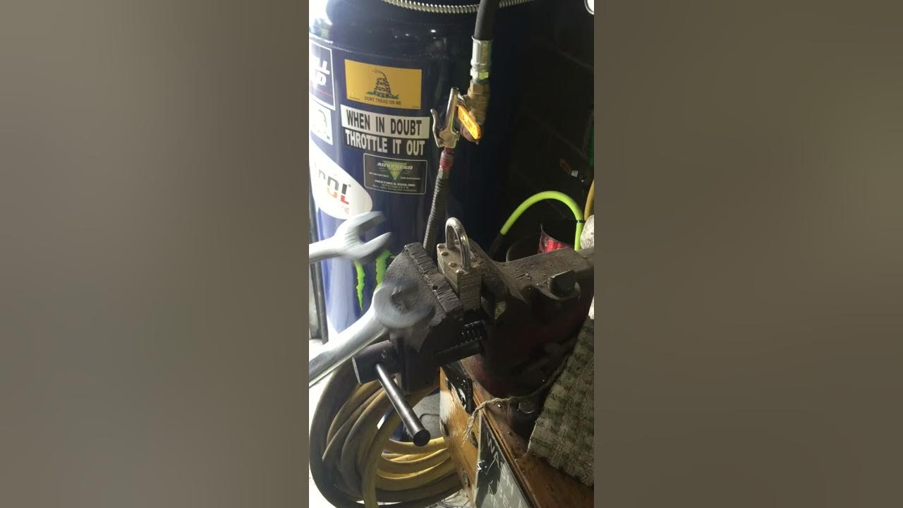 Breaking a lock with two wrenches. YouTube
