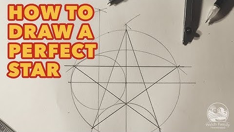 Draw A Perfect 5 Pointed Star