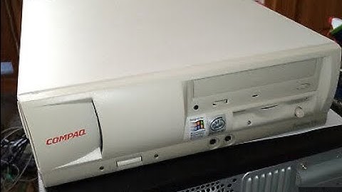 Compaq EN Pentium III 733MHz back in the past part1
