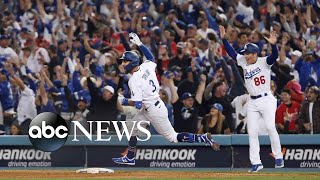 Dodgers Win, Cleanup Continues In California, A Puppy Podium: World In Photos, Oct. 7 Dodgers Win, Cleanup Continues In California, A Puppy Podium: World In Photos, Oct. 7