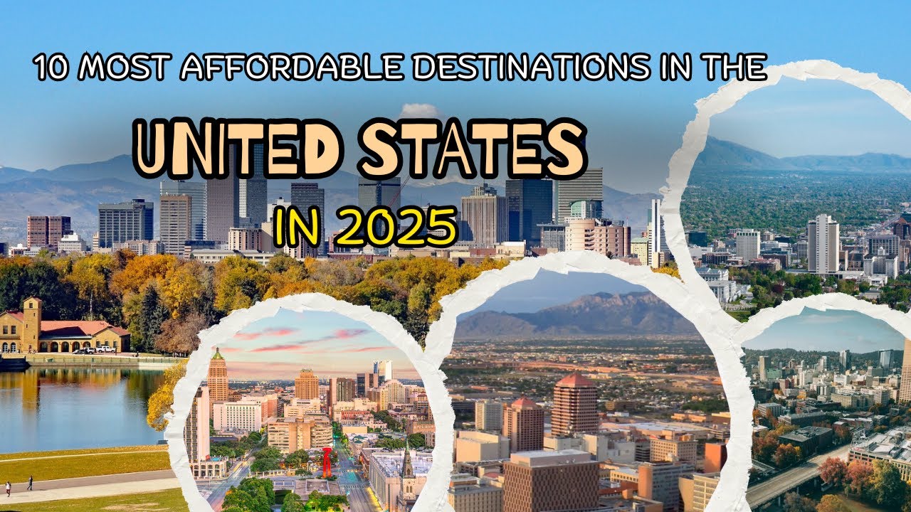 10 Most Affordable places in US in 2025 | Budget Travel Guide 