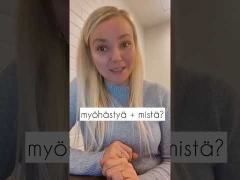 Управление глагола myöhästyä 🇫🇮 #финляндия #финский #финскийязык #suomenkieli #урокифинского