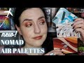 New nomad cosmetics nomad air travel palettes  swatches comparisons  an eye look