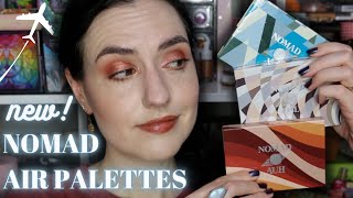 NEW Nomad Cosmetics NOMAD AIR Travel Palettes | Swatches, Comparisons + an Eye Look!