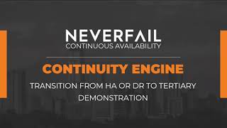 Continuity Engine - Transition From Ha Or Dr To Tertiary Demo