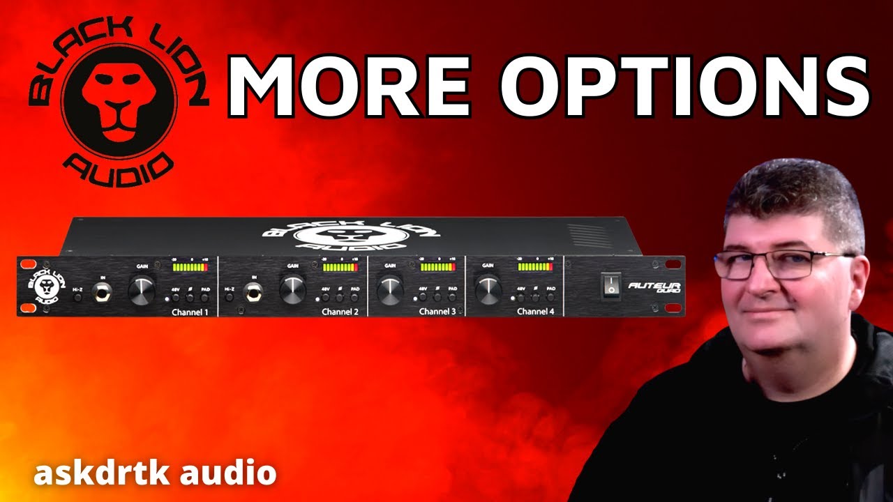 FOUR CHANNEL TRANSFORMER PREAMP - BLACK LION AUTEUR QUAD - Record