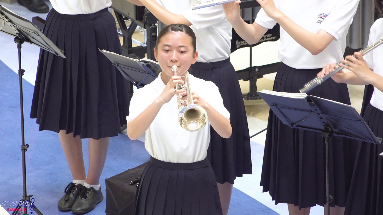 県立岐阜商業高校「双頭の鷲の旗の下に」「宝島」他　 岐商DAYinMASA21(2019-06-22)