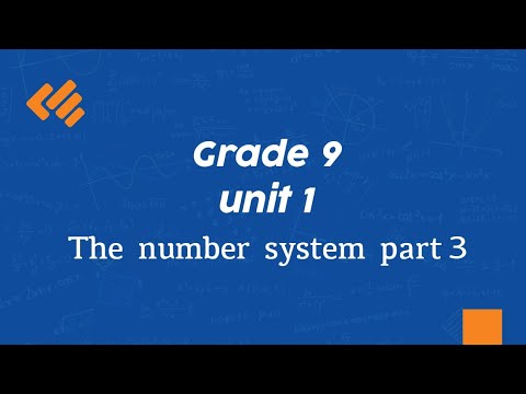 Ethiopian Grade 9 Maths Unit 1_part 3 The Real Number System ...