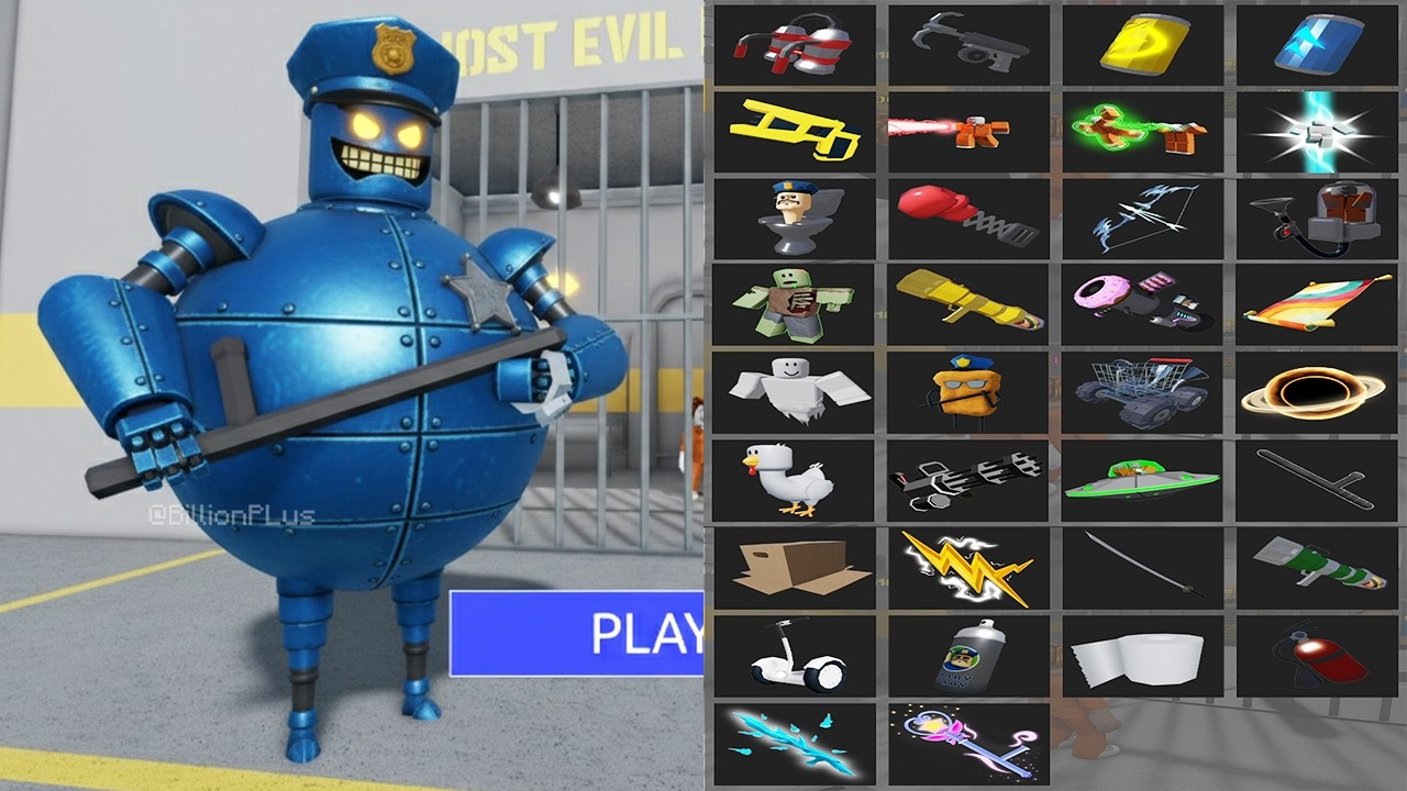 All Items Unlocked BARRY'S PRISON RUN OBBY HARD MODE - Roblox New Update All Morphs Full Gameplay