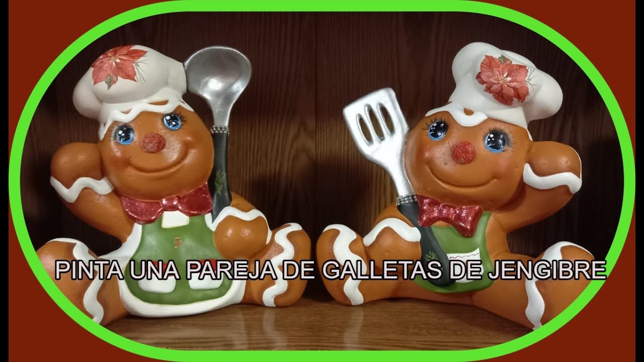 PINTA UNA PAREJITA DE GALLETAS DE JENGIBRE