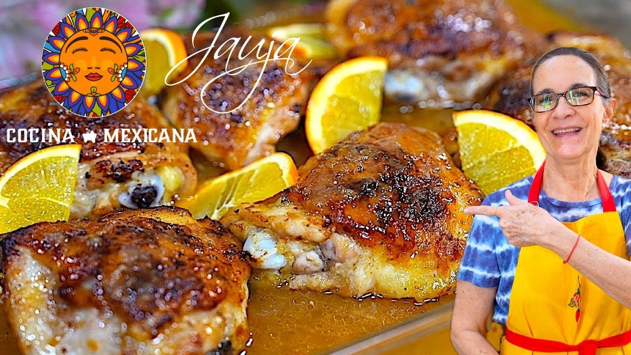 El Mejor Pollo Doradito a la Naranja para las Fiestas