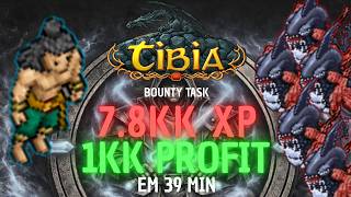 BOUNTY TASK | 308 TERRORSLEEP - 7.8KK EXP (225%) | 1KK+ PROFIT - 39 MIN | 580+ MONK SOLO
