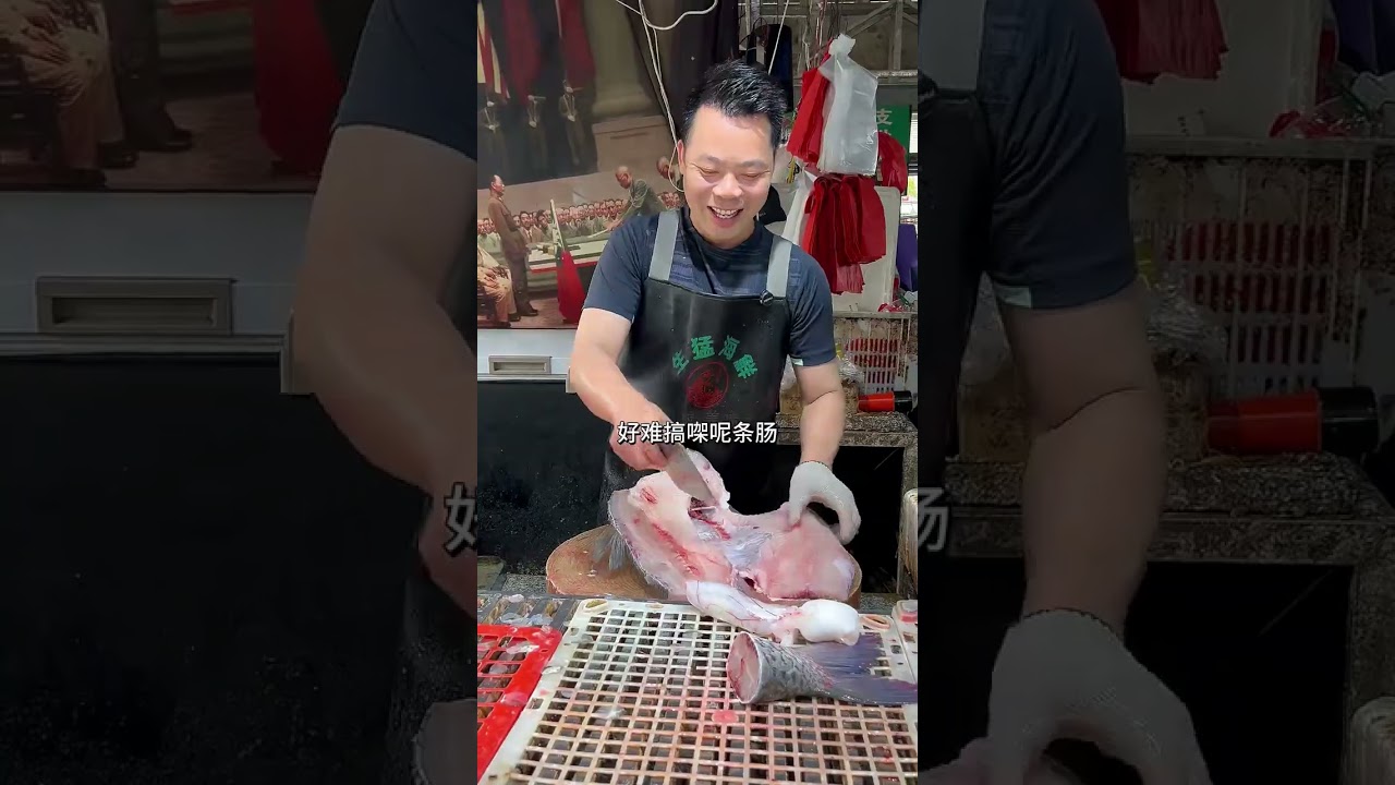 ASMR FISH CUTTING 😱