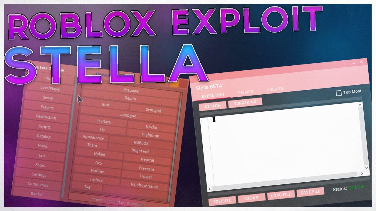 Stella Roblox Exploit Showcase I Full Script Execution I Topkek 4 0 Youtube - roblox hackexploit lvl7 stella showcase makeup guides