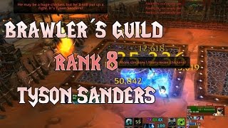 Brawler´s Guild Rank 8 Fight Tyson Sanders | Wow Mists of Pandaria