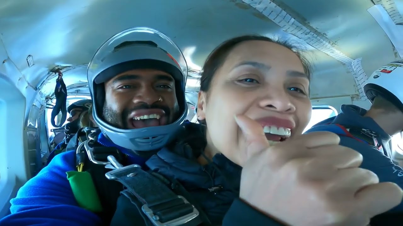 My First Skydriving. 