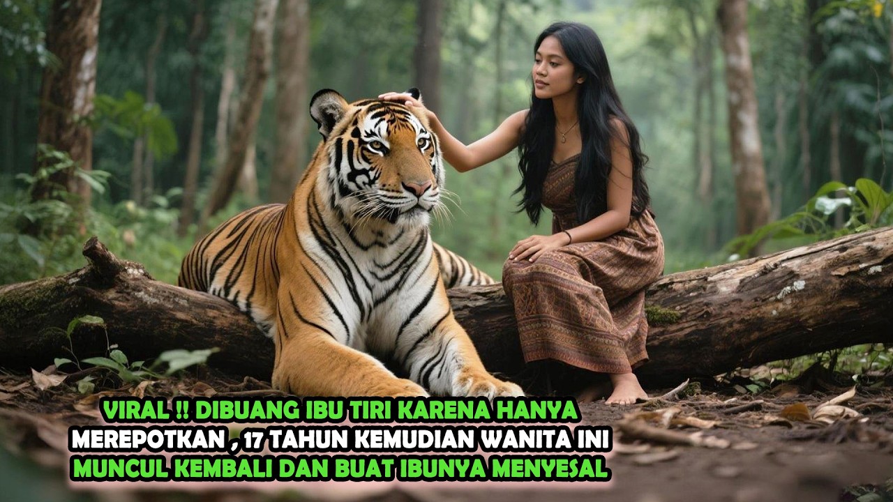VIRAL !! DITINGGALKAN SEJAK LAHIR OLEH IBU TIRI WANITA INI MUNCUL KEMBALI BERSAMA RAJA HARIMAU