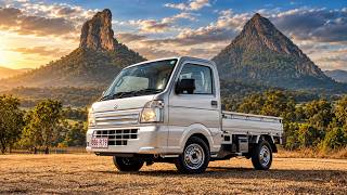 I Took My NEW SUZUKI CARRY KEI TRUCK to the GLASSHOUSE MOUNTAINS!