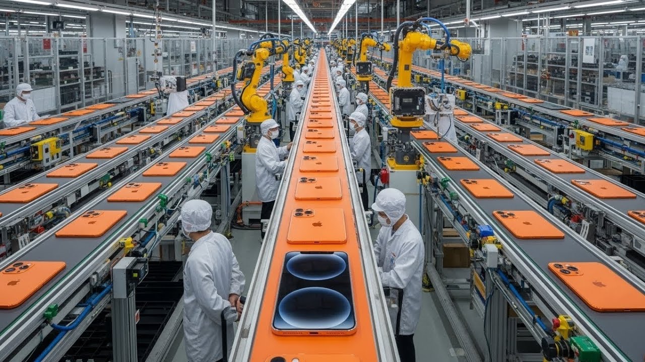 How iPhones Are Made Inside a High-Tech Factory (Full Manufacturing Process)