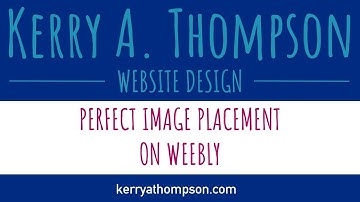 Perfect image placement on Weebly